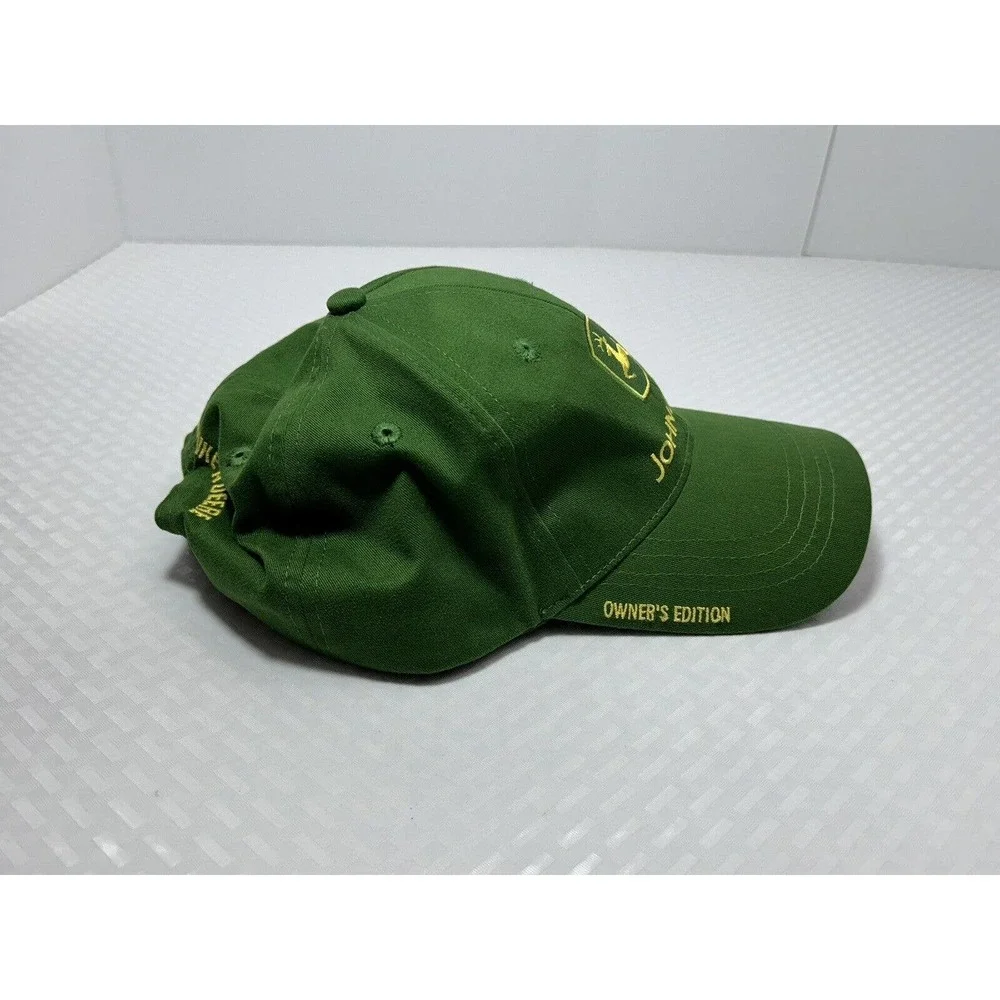 John Deere Hat Adjustable Cap Owner's‎ Edition Green Nothing Runs Like A Deere